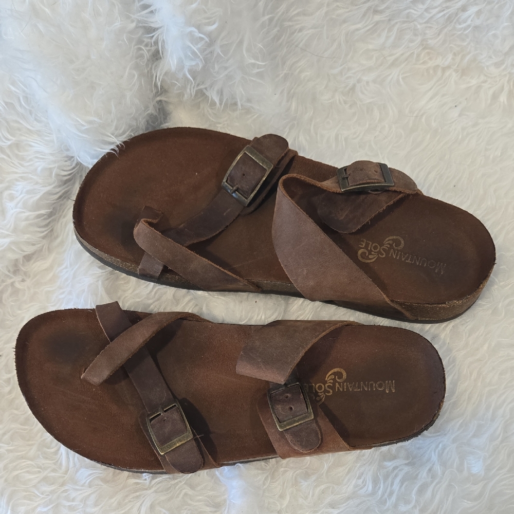 Brown‎ Comfort Sandals with Adjustable Straps